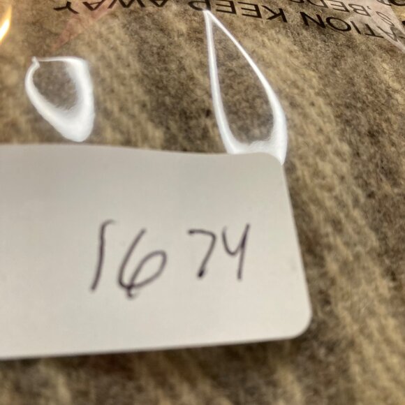 Rustic Vintage South Western Wool Poncho Boho Striped V Tie Neck Scarf Botton Fr - Picture 9 of 9